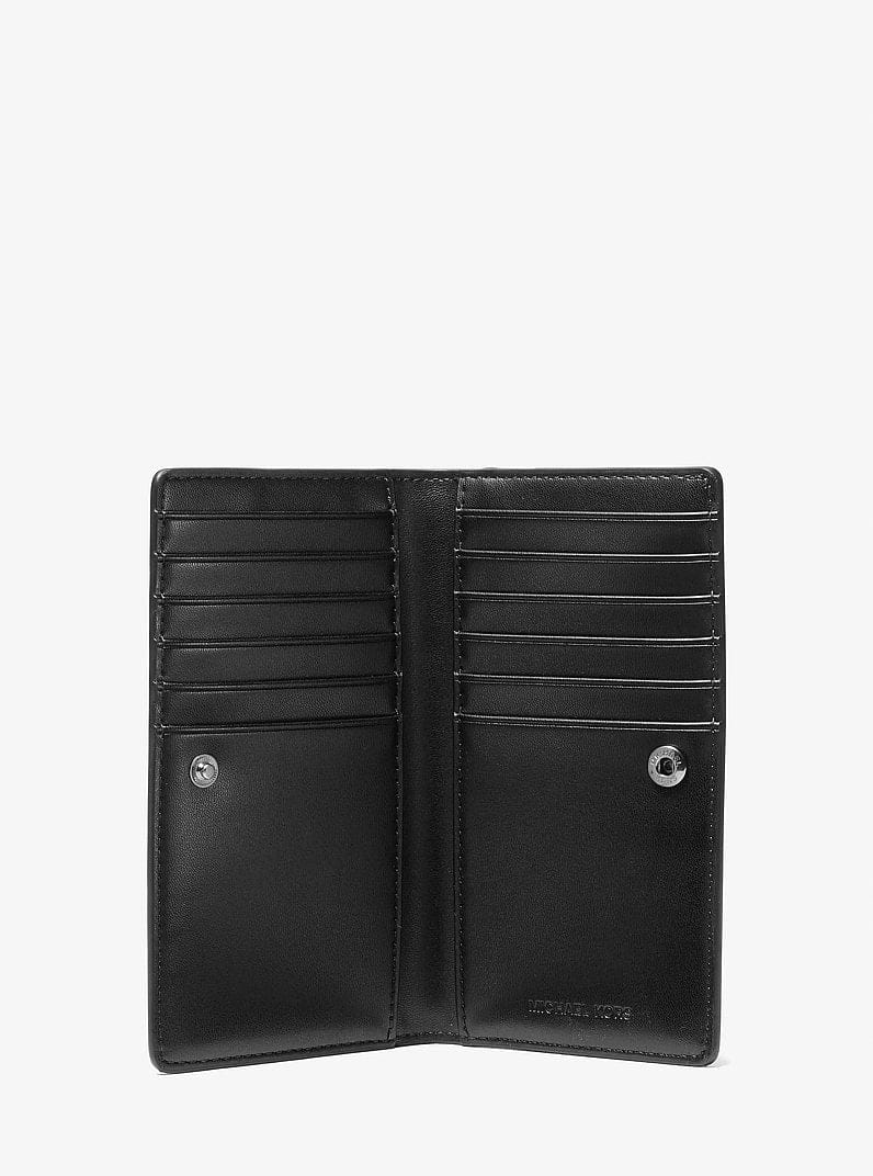 Michael Kors Cooper Large Logo Bi-Fold Card Case Black