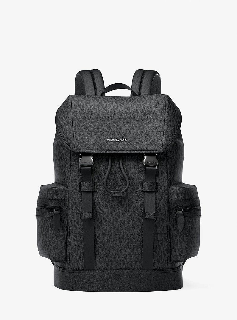 Michael Kors Cooper Logo Backpack Black
