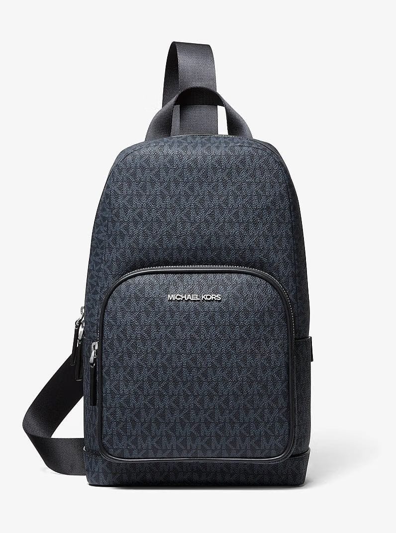 Michael Kors Cooper Logo Sling Pack Admrl-Plblue