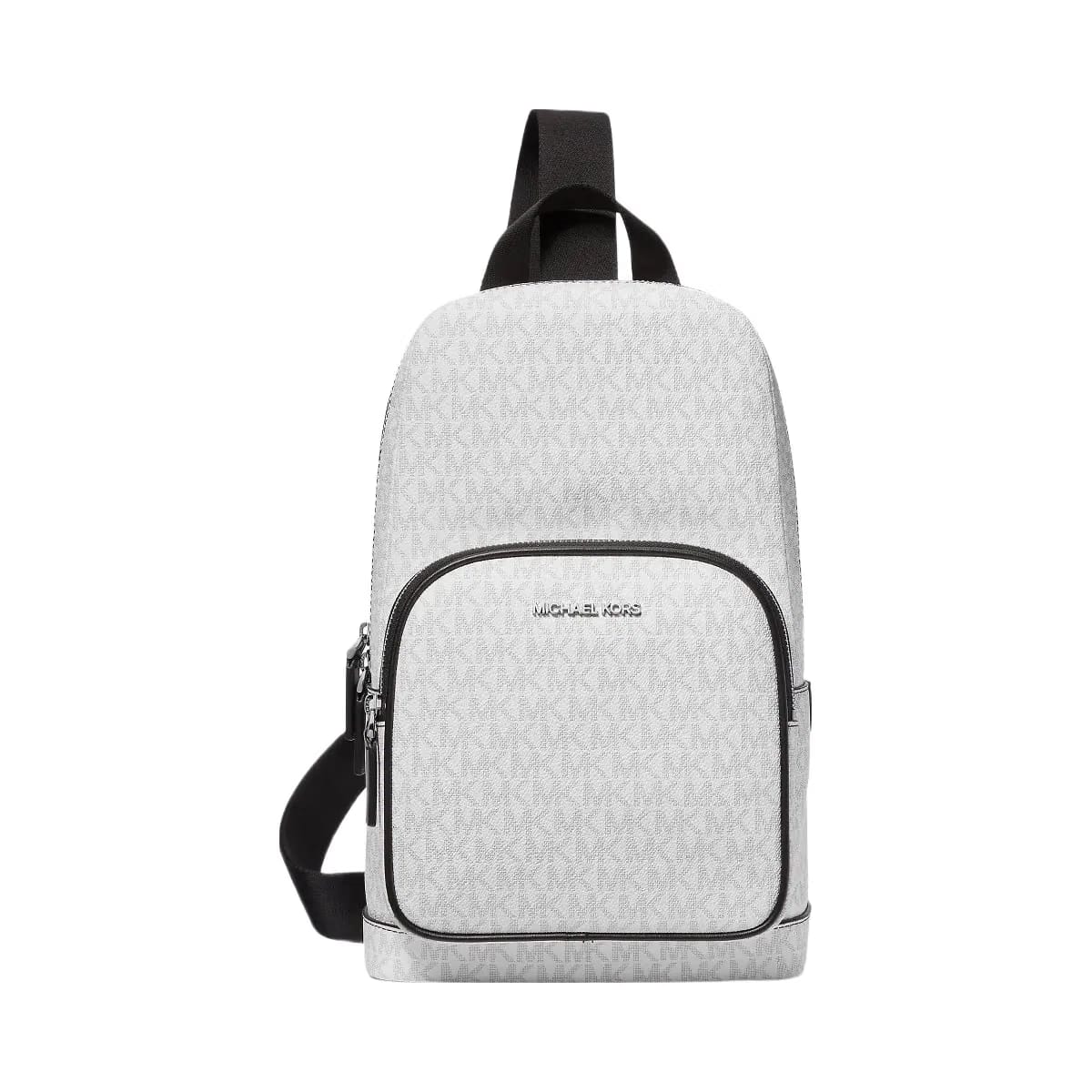 Michael Kors Cooper Logo Sling Pack Bright Wht