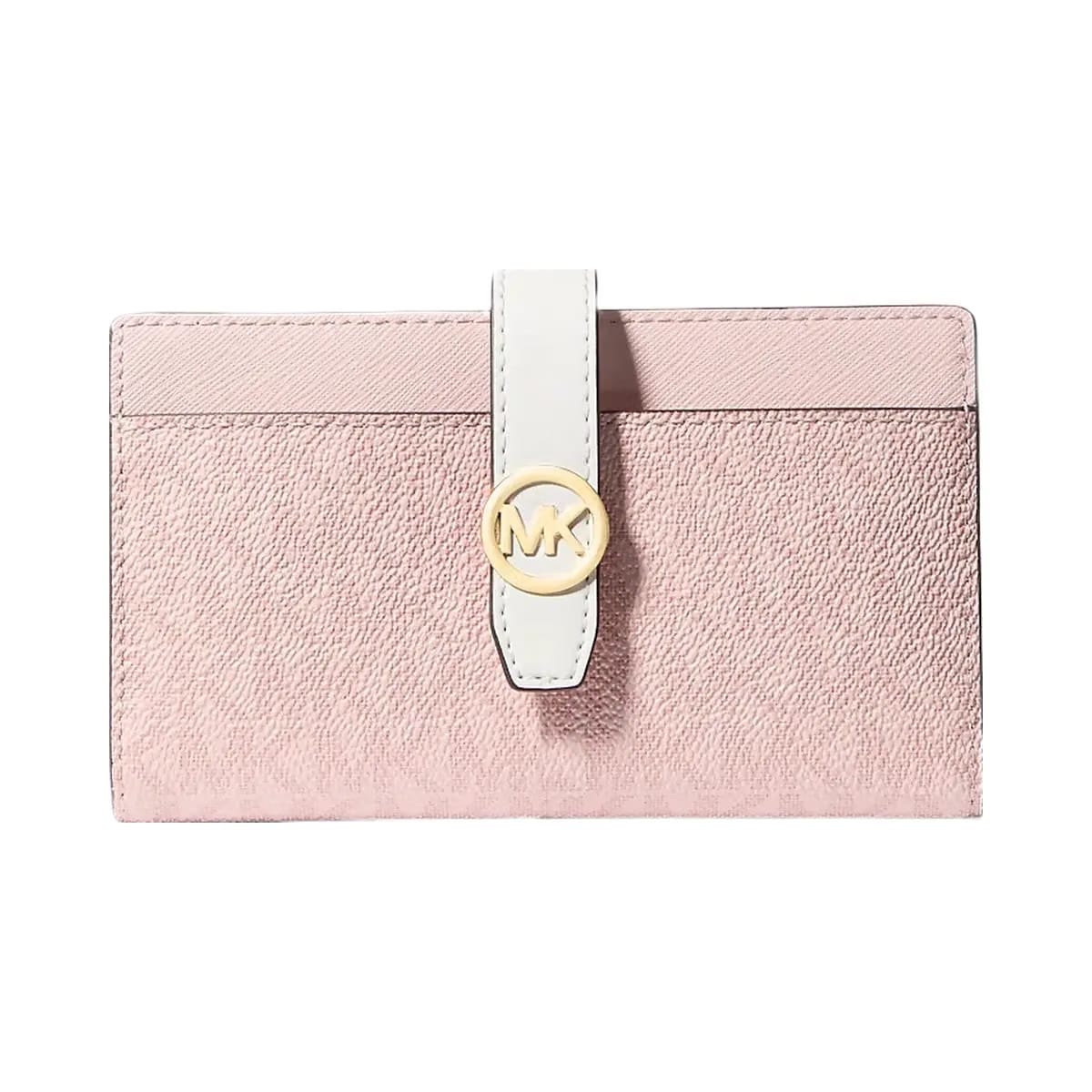 Michael Kors Greenwich Medium Signature Logo Wallet Pwd Blsh Mlt