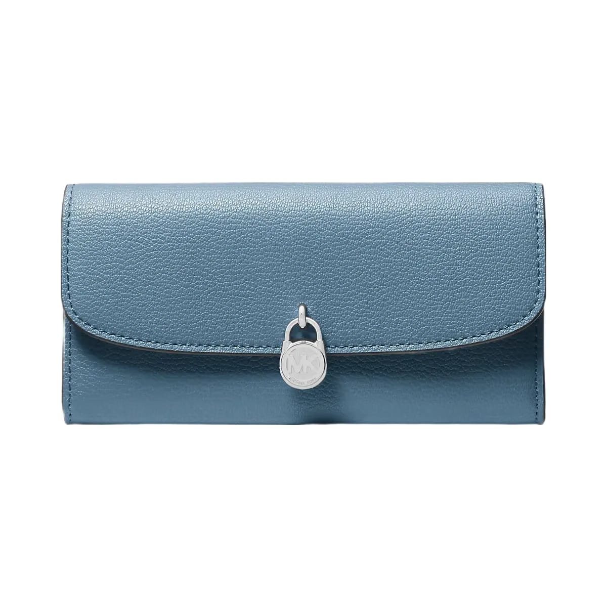 Michael Kors Hamilton Large Leather Continental Wallet Cornflower