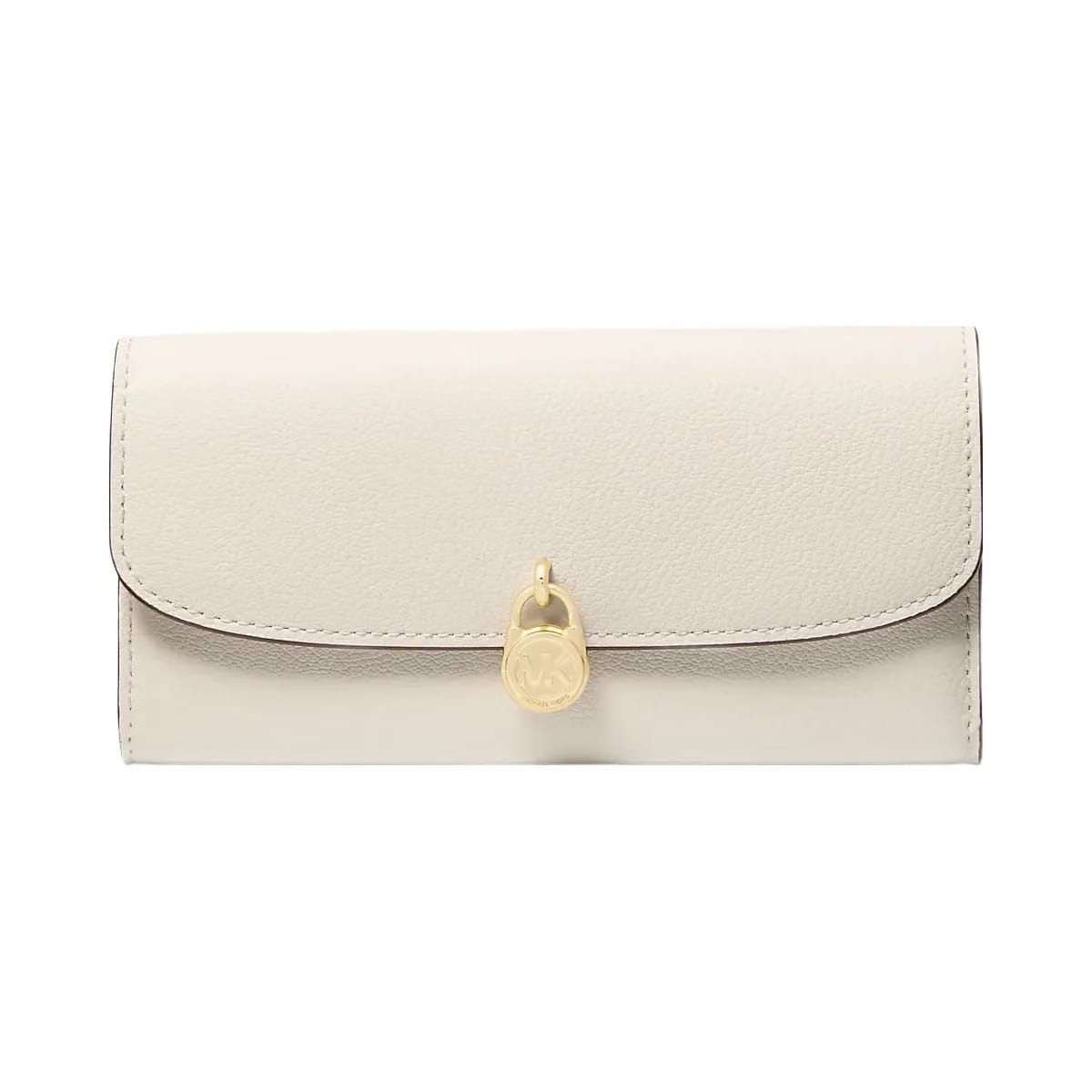 Michael Kors Hamilton Large Leather Continental Wallet Lt Cream