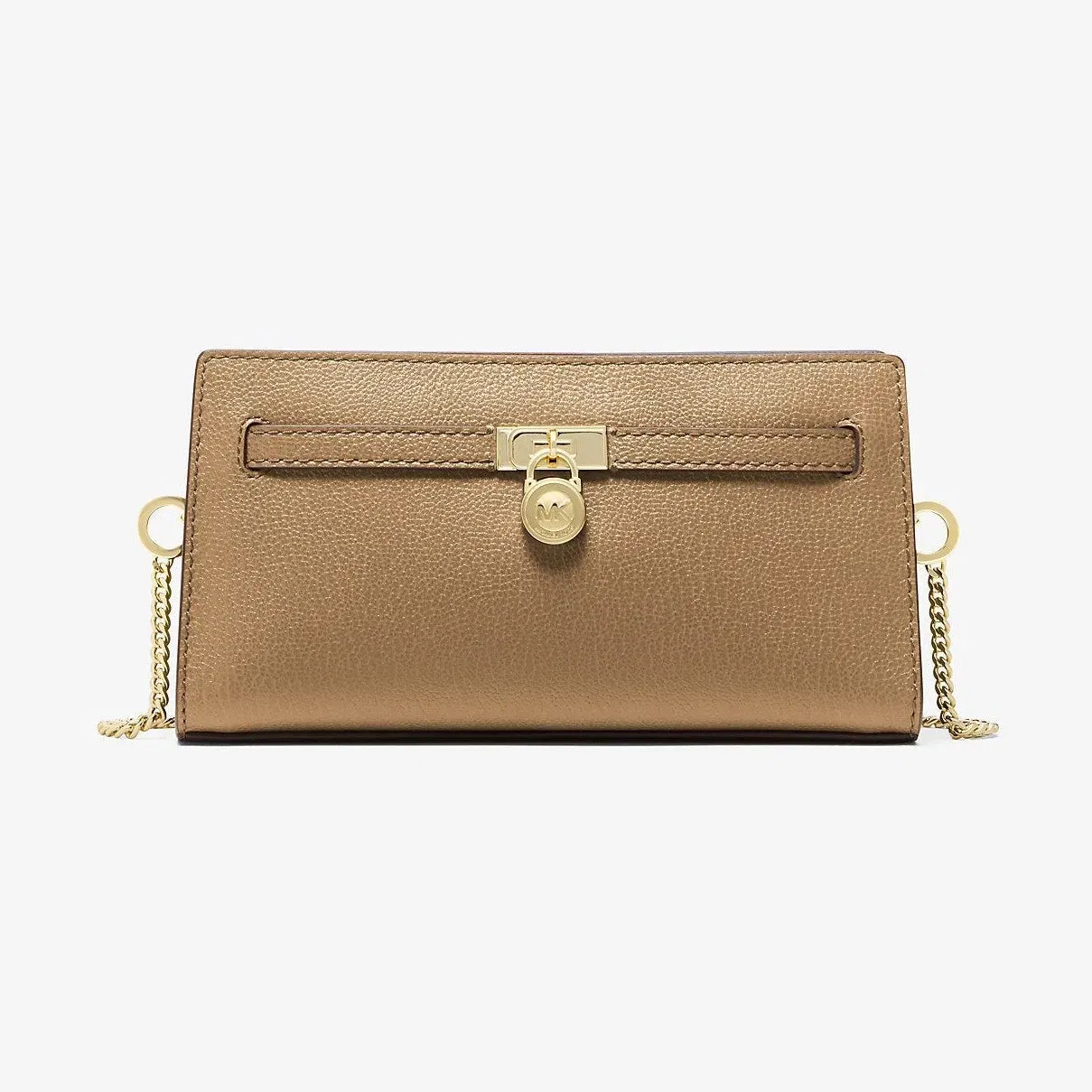 Michael Kors Hamilton Moderne Extra-Small Leather Convertible Crossbody Bag Husk
