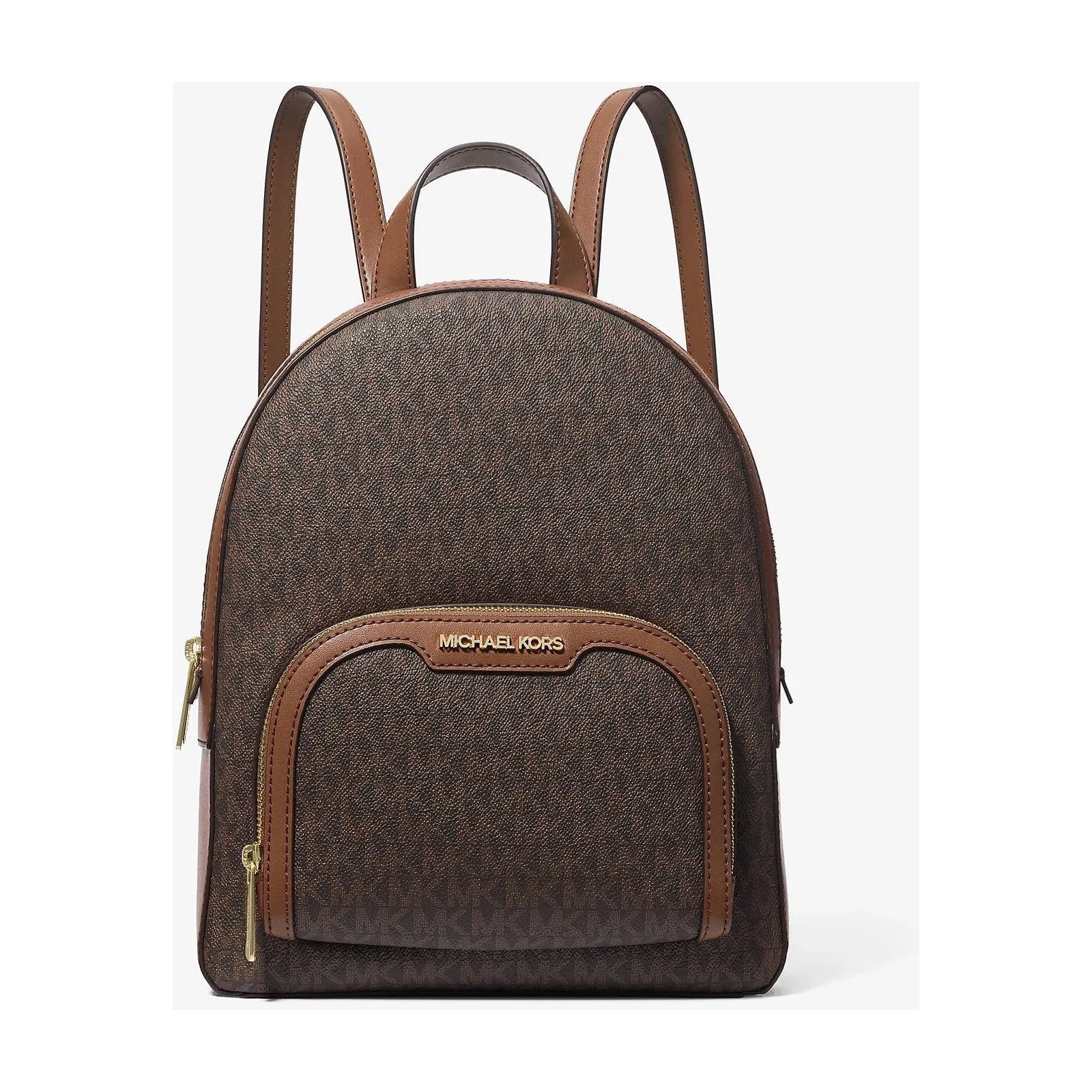 Michael Kors Jaycee Medium Logo Backpack Brown
