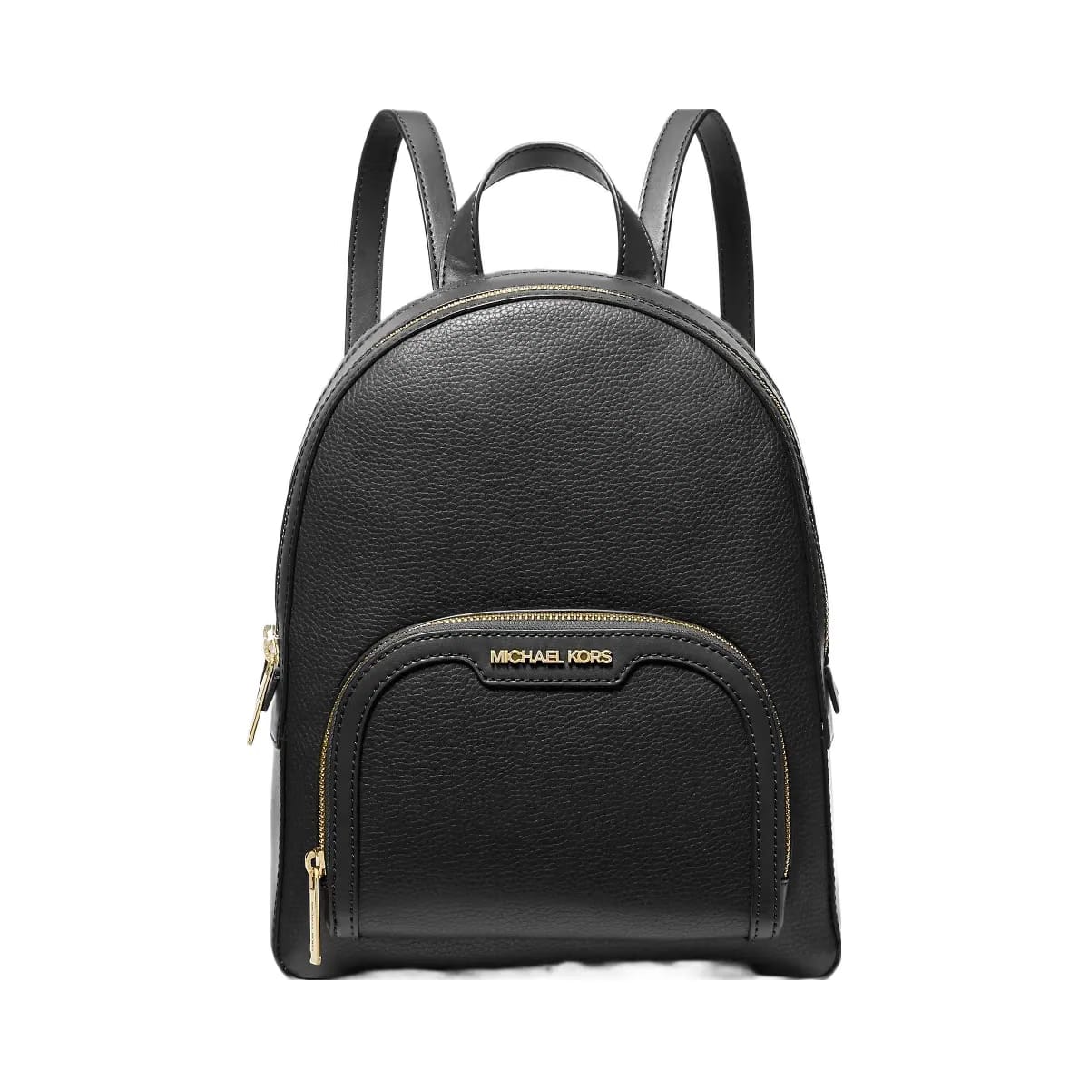 Michael Kors Jaycee Medium Pebbled Leather Backpack Black