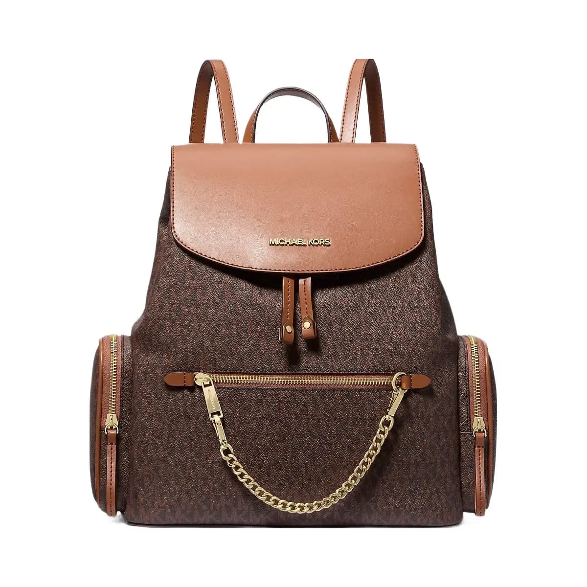 Michael Kors Jet Set Large Logo Backpack Brown