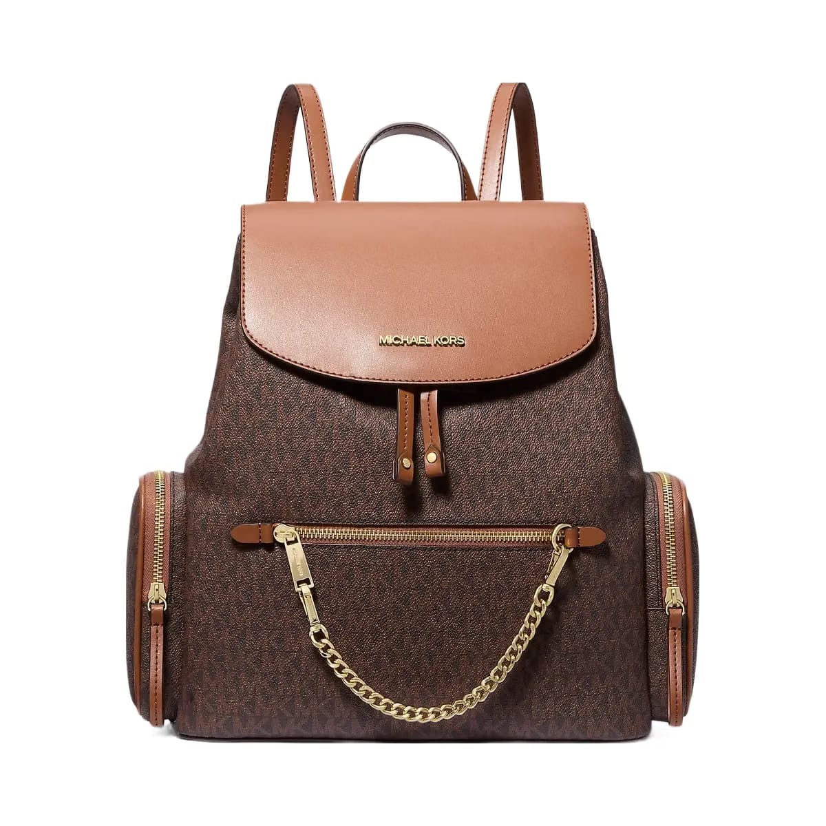 Michael Kors Jet Set Large Logo Backpack Brown