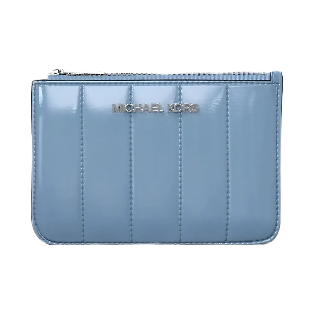 Michael Kors Jet Set Small Patent Coin Purse Light Sky