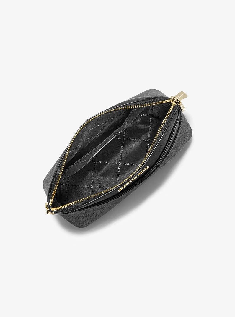 Michael Kors Jet Set Travel Medium Dome Crossbody Bag Black