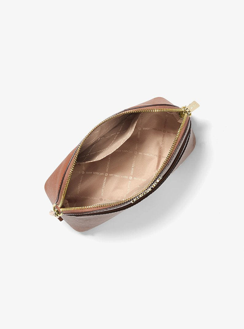 Michael Kors Jet Set Travel Medium Dome Crossbody Bag Luggage