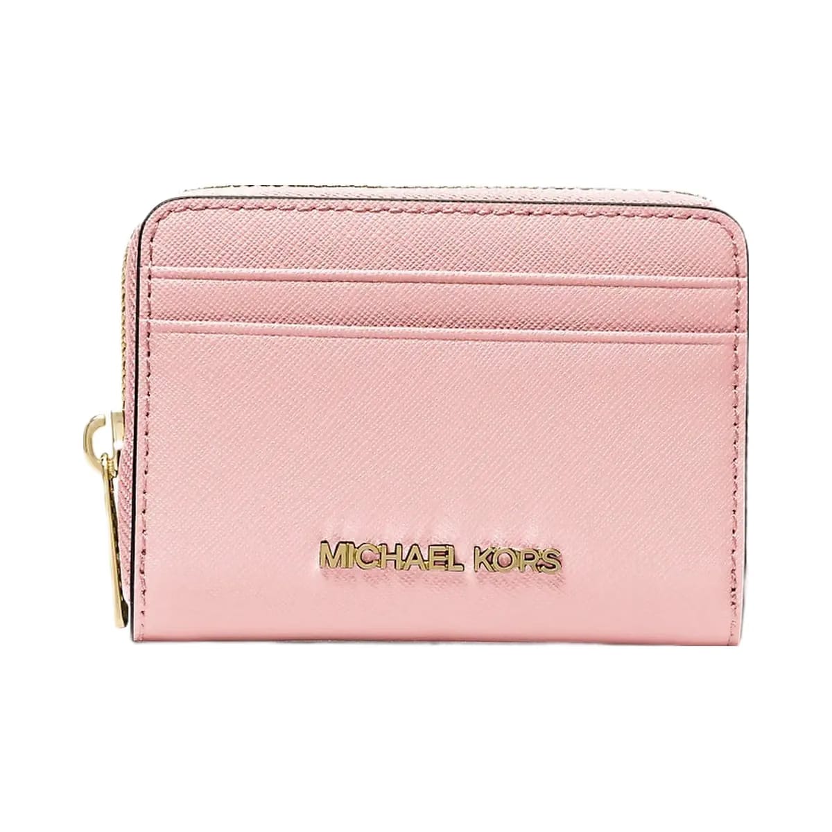 Michael Kors Jet Set Travel Medium Saffiano Leather Wallet Powder Blush