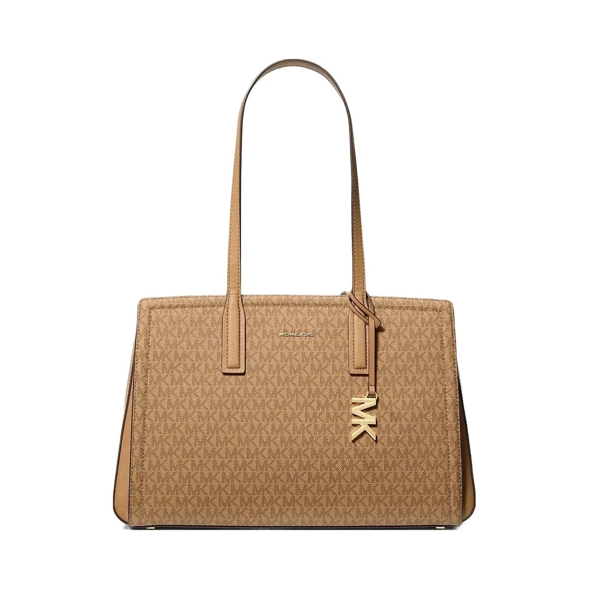 Michael Kors Laila Medium Signature Logo Tote Bag Husk