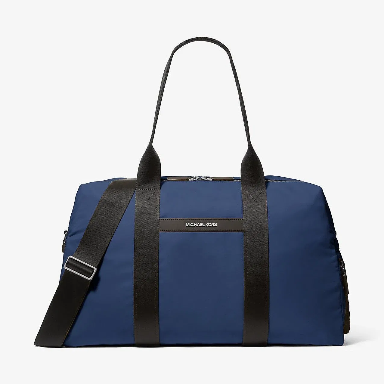 Michael Kors Lautner Large Nylon Weekender Bag Navy
