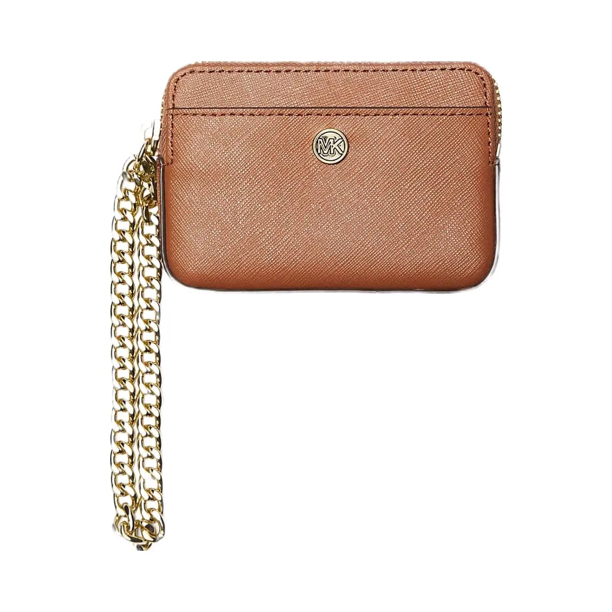 Michael Kors Medium Saffiano Leather Chain Card Case Luggage