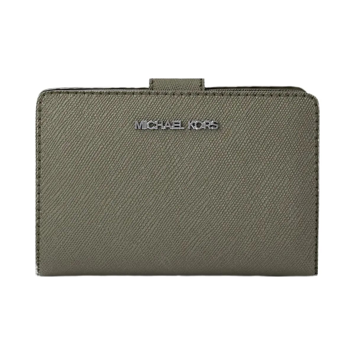 Michael Kors Medium Saffiano Leather Wallet Olive