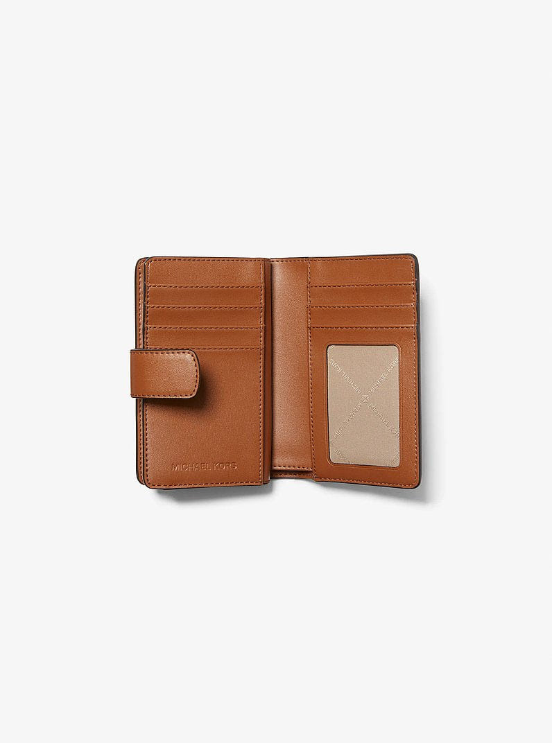 Michael Kors Medium Signature Logo Wallet Brown