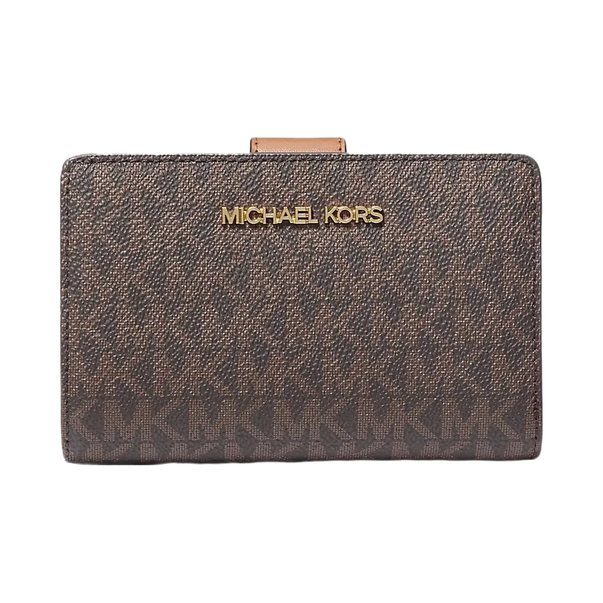 Michael Kors Medium Signature Logo Wallet Brown