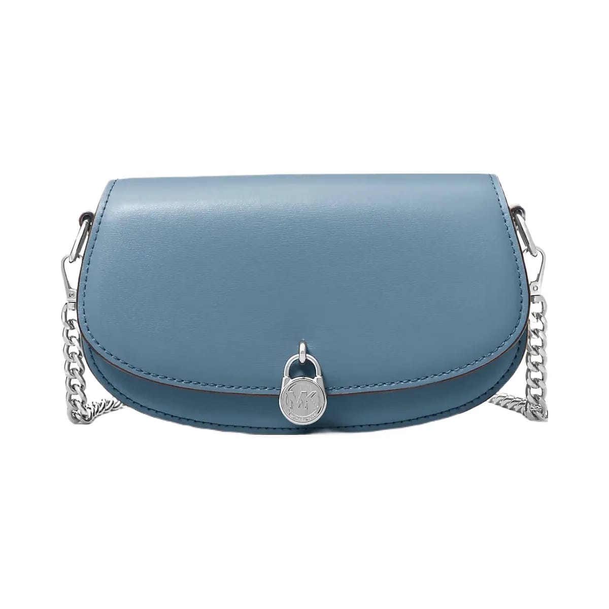 Michael Kors Mila Small Leather Convertible Crossbody Bag Cornflower