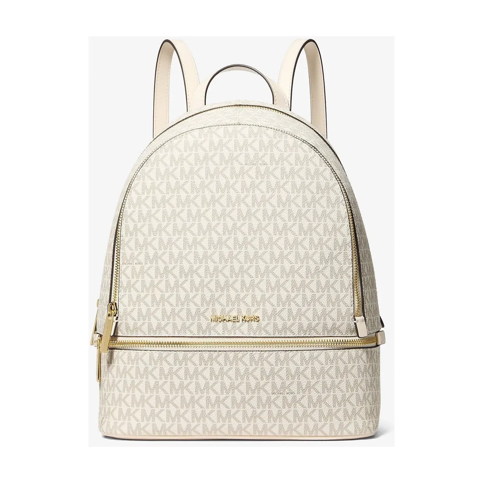 Michael Kors Rhea Medium Signature Logo Backpack Lt Crm Multi