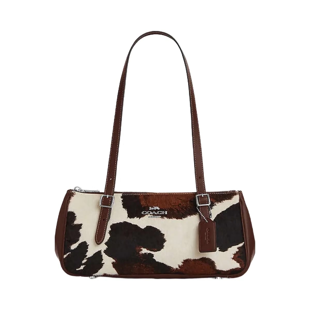 Coach Asher Shoulder Bag With Cow Print Cow Printed Haircalf-Sv-Cow Multi