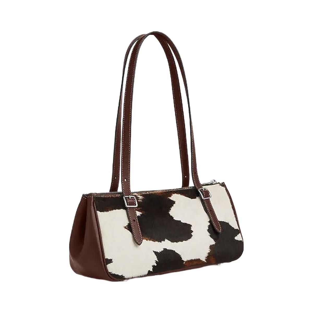 Coach Asher Shoulder Bag With Cow Print Cow Printed Haircalf-Sv-Cow Multi