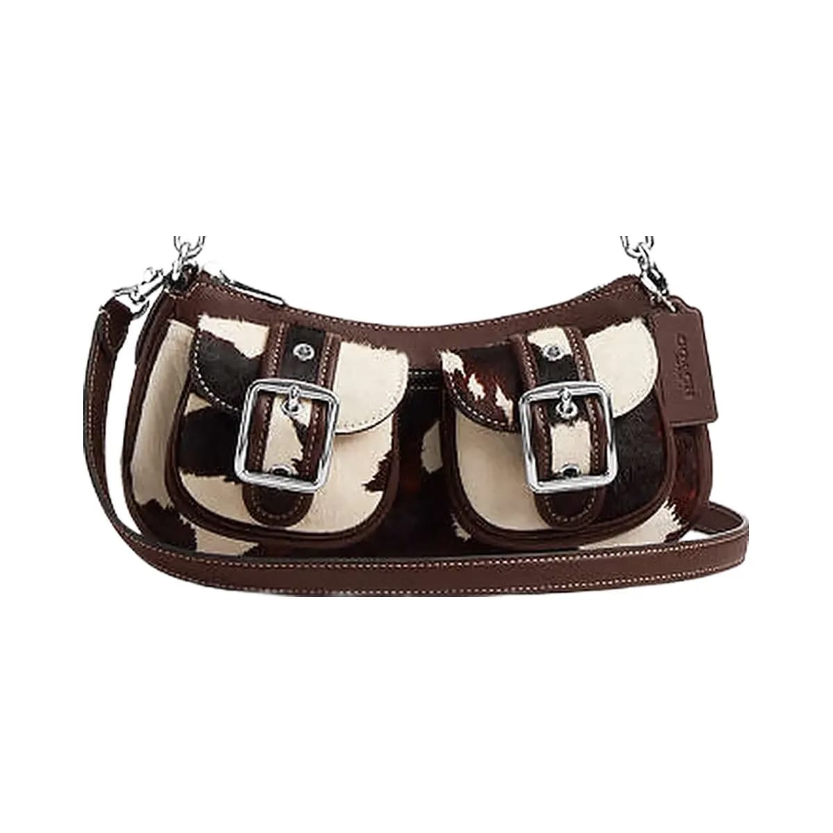 Coach Ashton Bag With Cow Print Cow Printed Haircalf-Sv-Cow Multi