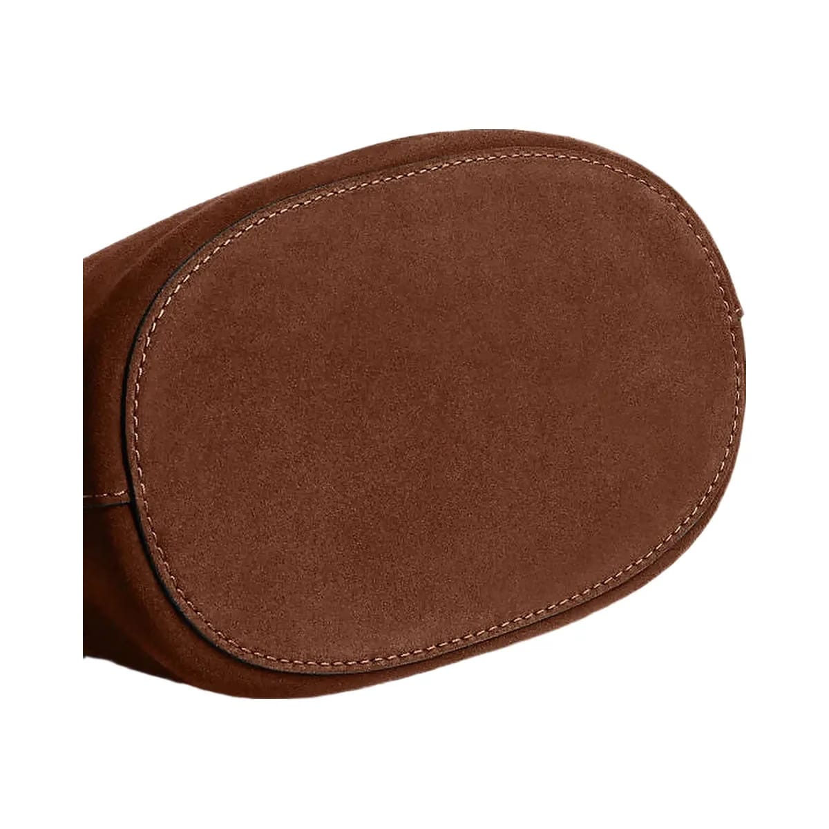 Coach Bleecker Bucket Bag Suede-Brass-Warm Brown