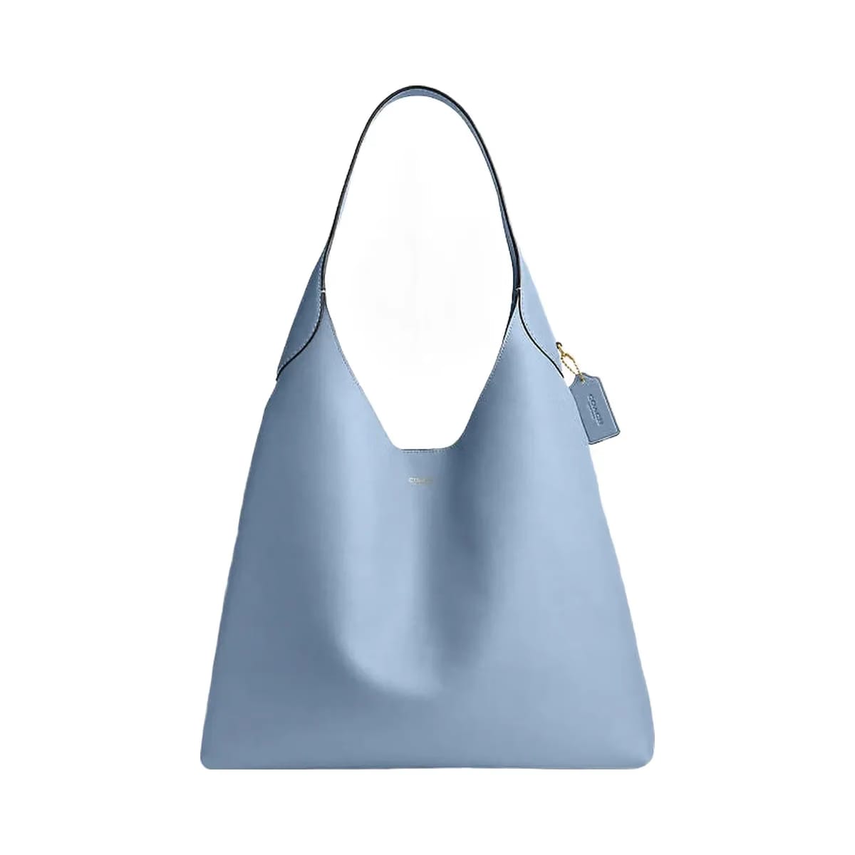 Coach Brooklyn Shoulder Bag 39 Smooth Leather-Brass-Bluebell