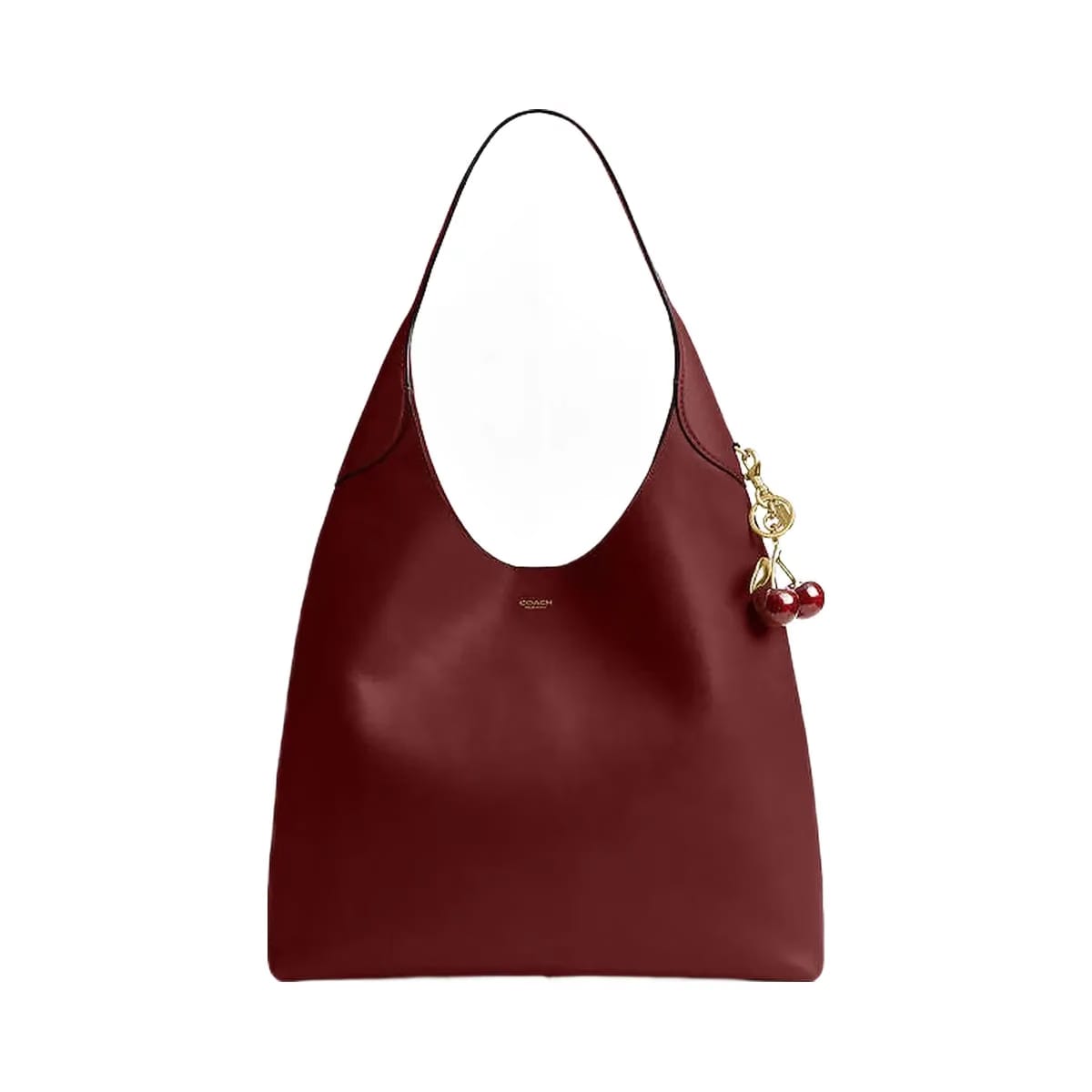 Coach Brooklyn Shoulder Bag 39 Smooth Leather-Brass-Dark Ruby