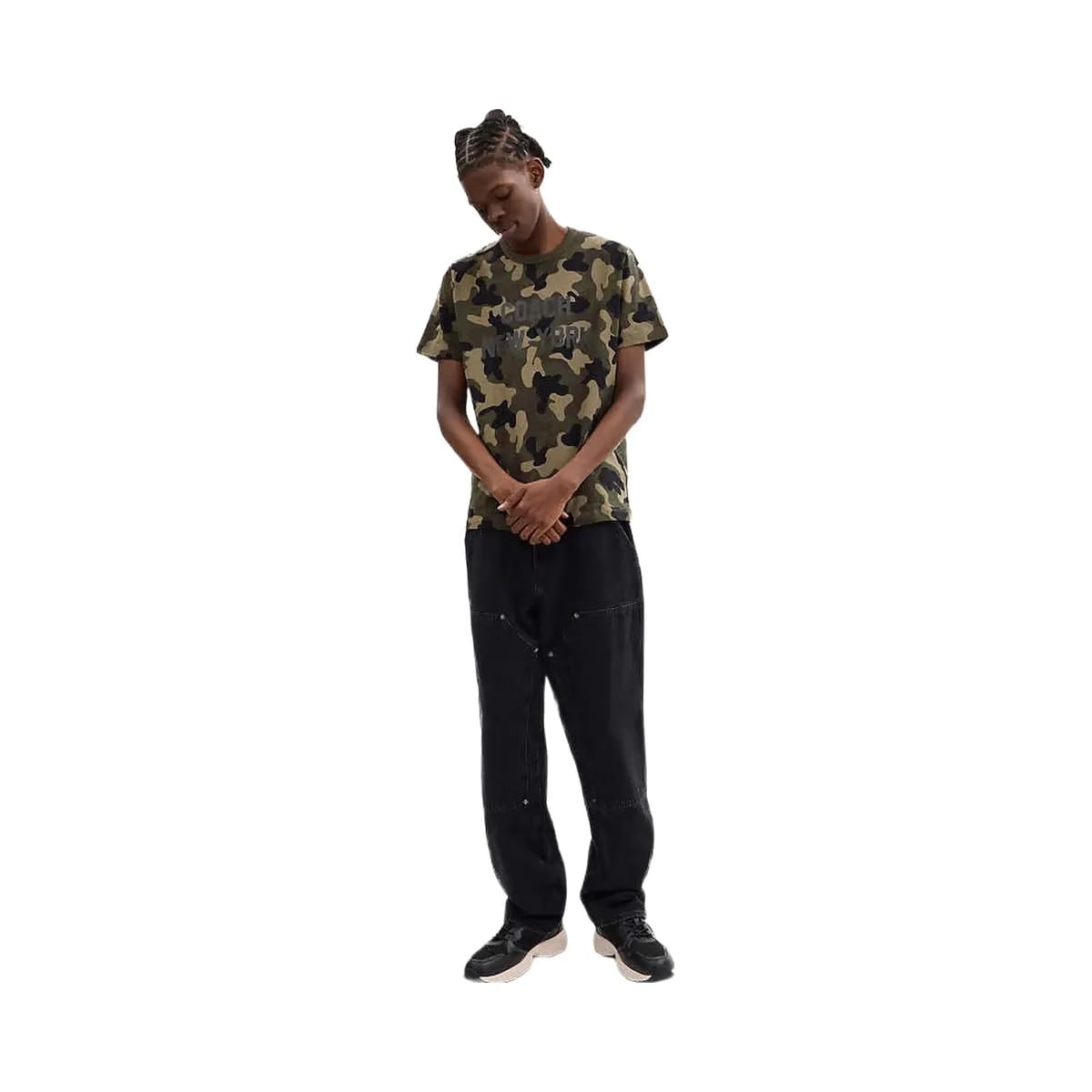 Coach Camo Print T-Shirt Camo