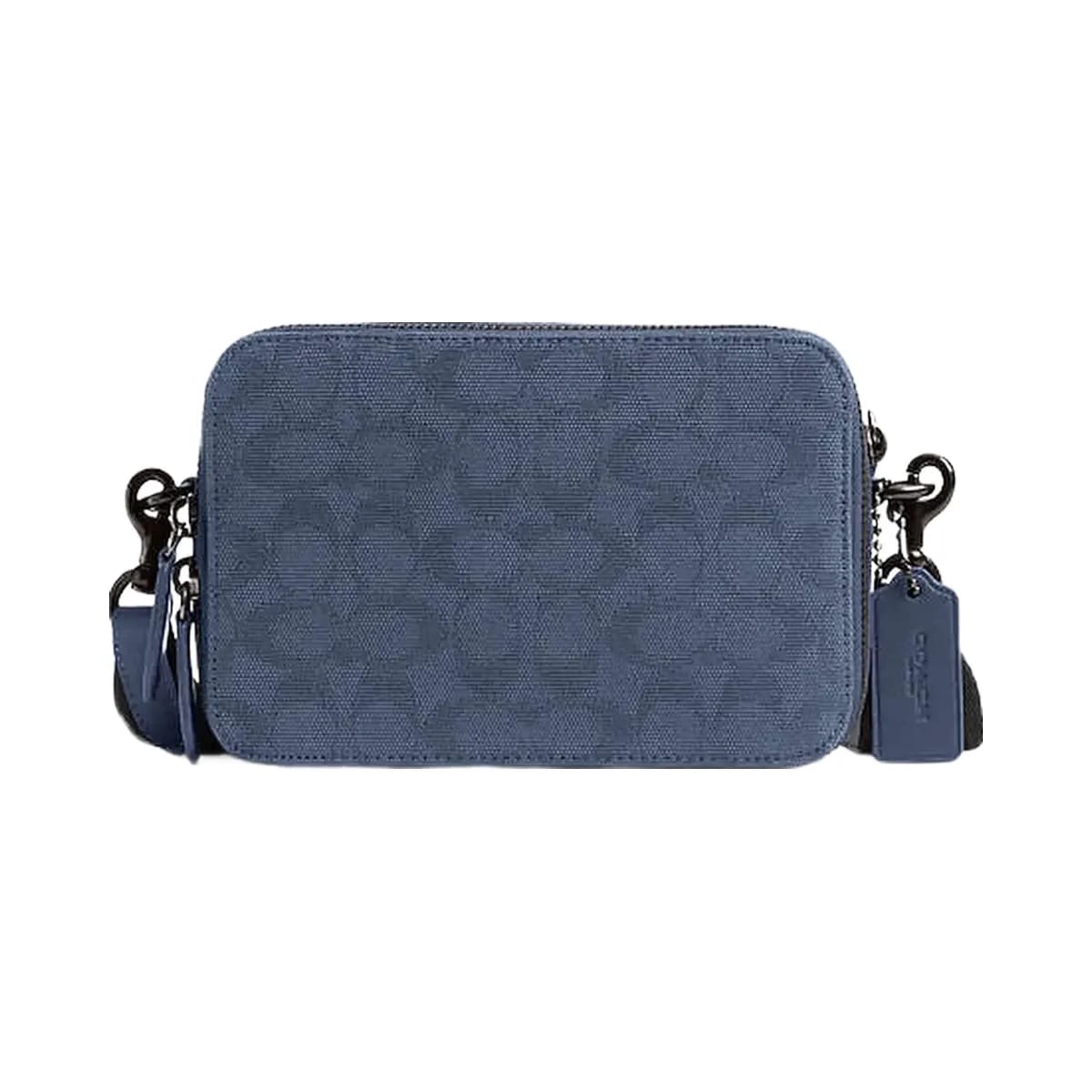 Coach Charter Crossbody Bag 19 In Signature Canvas Jacquard Washed Chambray