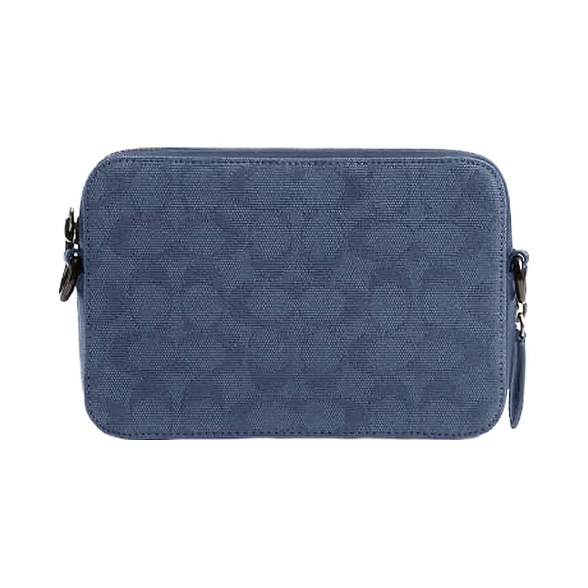 Coach Charter Crossbody Bag 19 In Signature Canvas Jacquard Washed Chambray