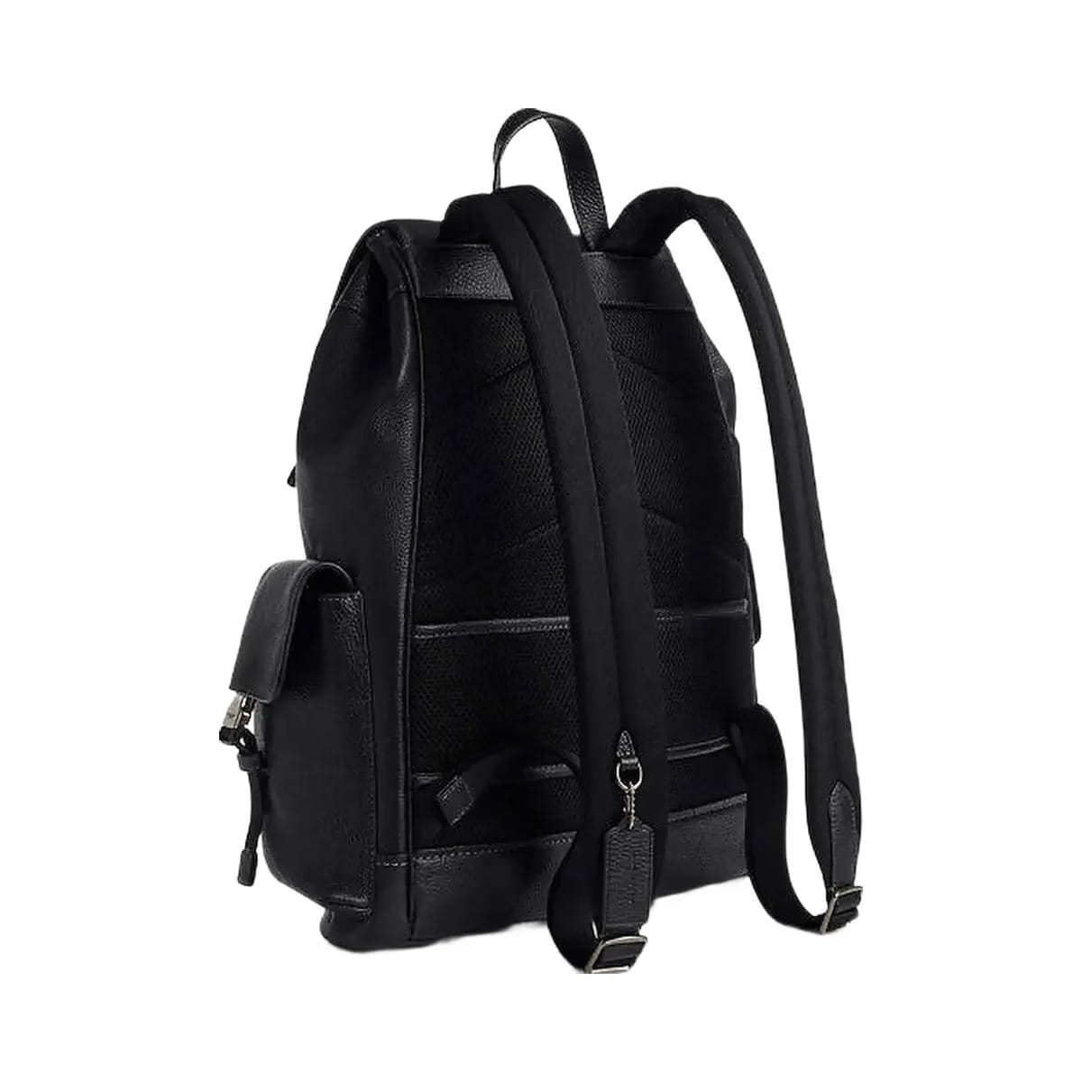 Coach Clark Backpack Pebbled Leather-Gunmetal-Black