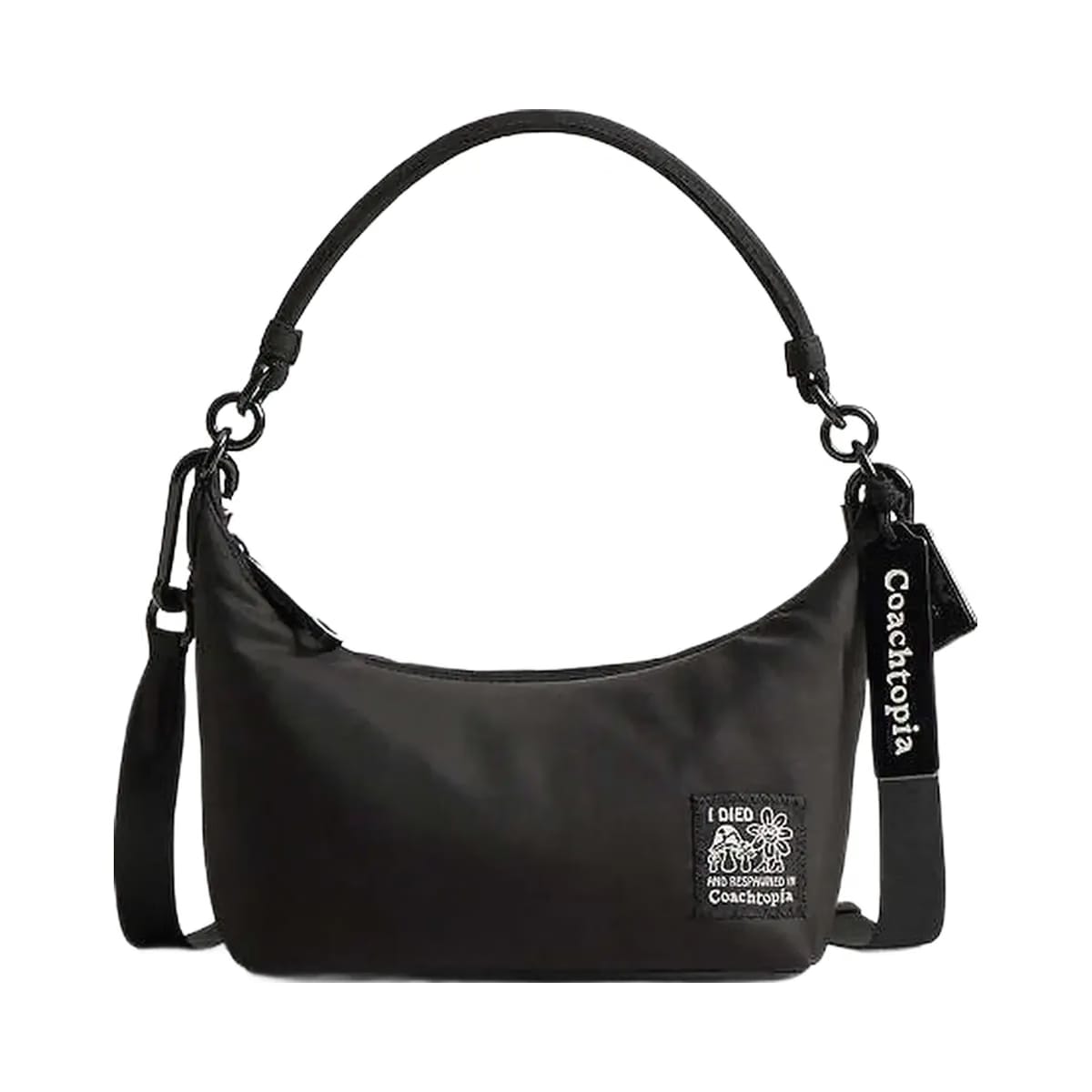 Coach Coachtopia Loop Shoulder Bag Black