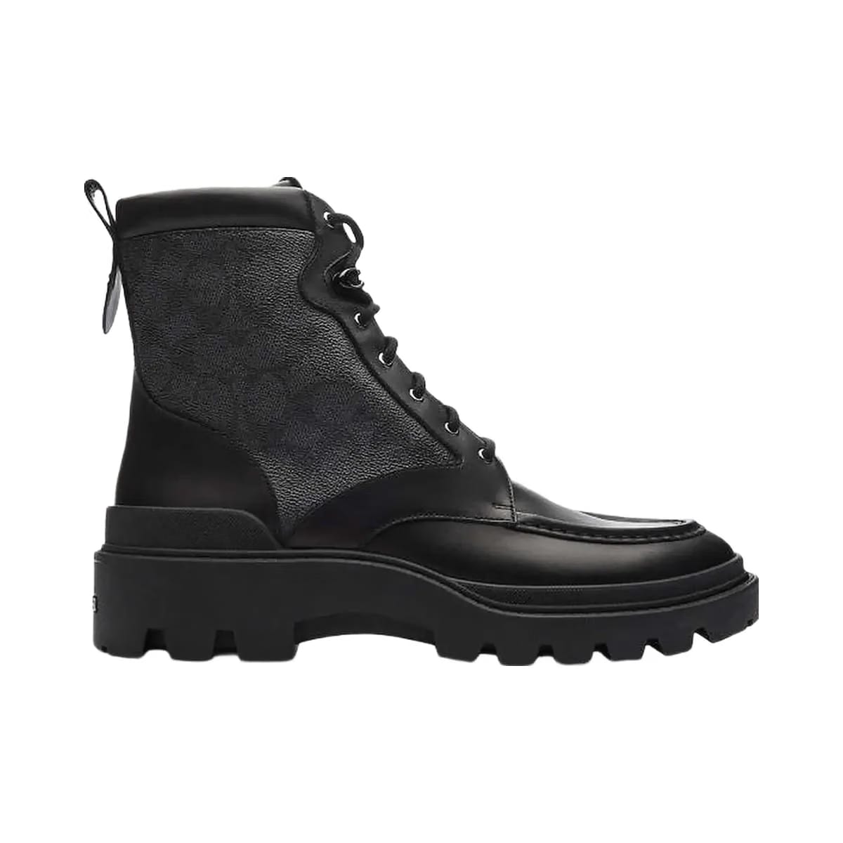Coach Connor Boot In Signature Canvas Black