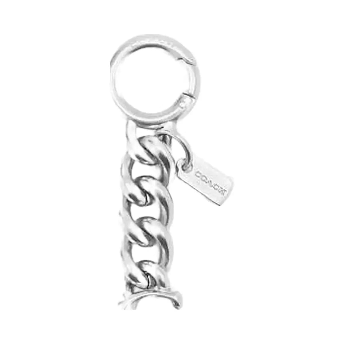 Coach Signature Strap Extender Silver-Silver
