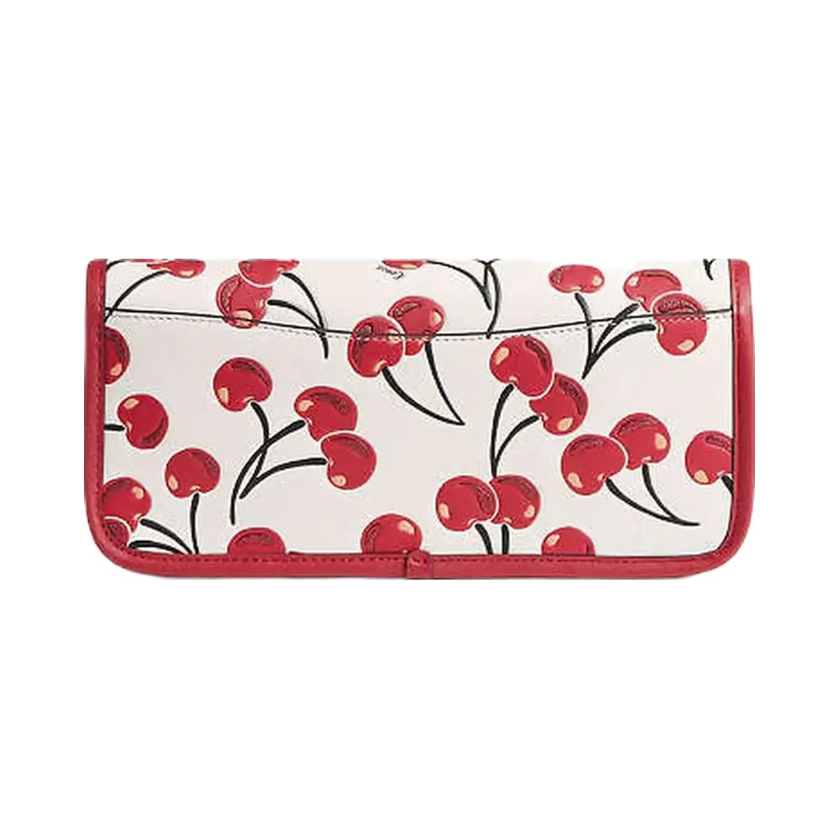 Coach Dinky Bag With Cherry Print Brass-Chalk Multi