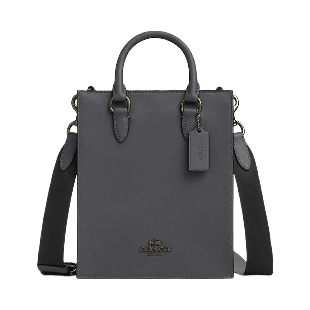 Coach Dylan Tote Bag In Signature Canvas Signature Canvas-Qb-Grey-Charcoal