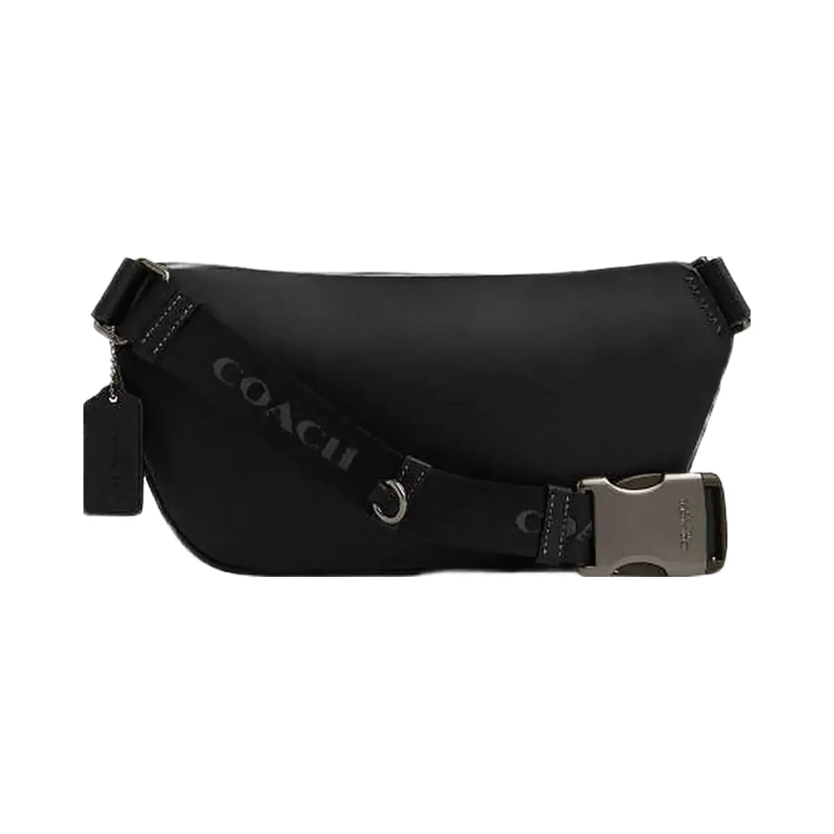 Coach Elias Belt Bag In Signature Camo Print Signature Canvas-Gunmetal-Grey Multi