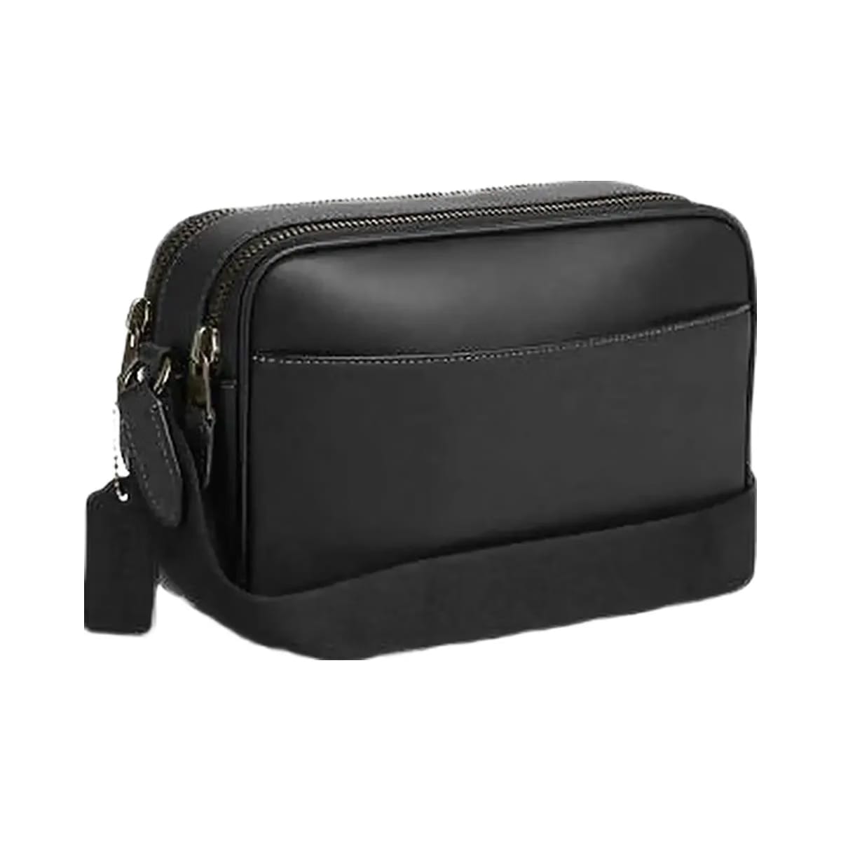 Coach Graham Crossbody Bag Smooth Leather-Gunmetal-Black