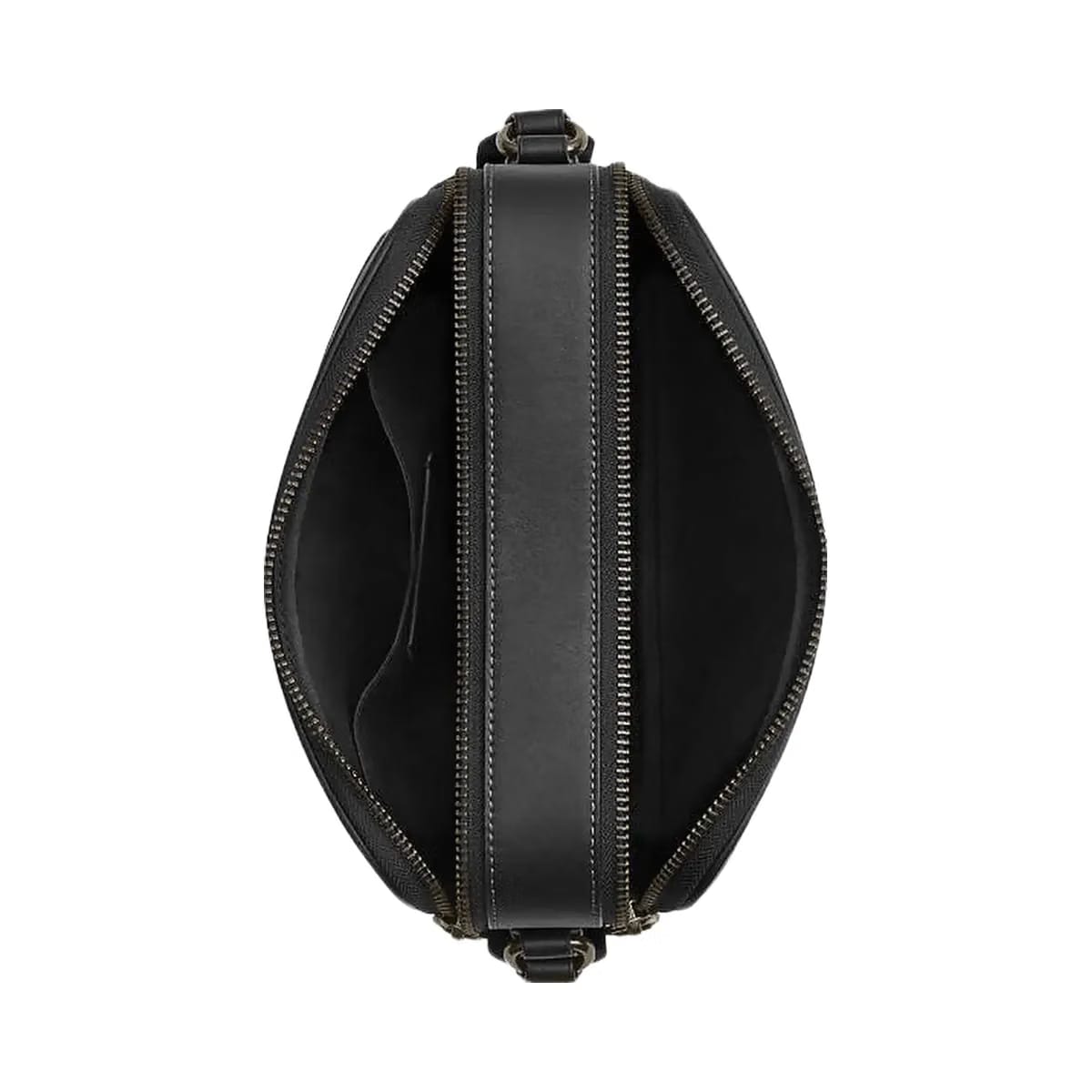 Coach Graham Crossbody Bag Smooth Leather-Gunmetal-Black