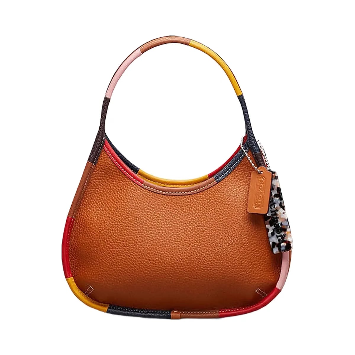 Coach Ergo Bag In Coachtopia Leather With Colorful Binding Burnished Amber Multicolor