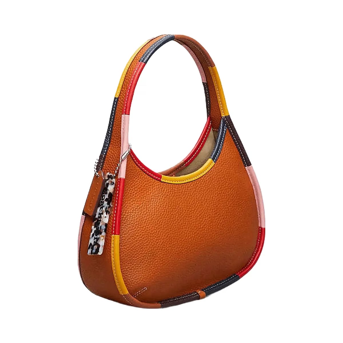 Coach Ergo Bag In Coachtopia Leather With Colorful Binding Burnished Amber Multicolor