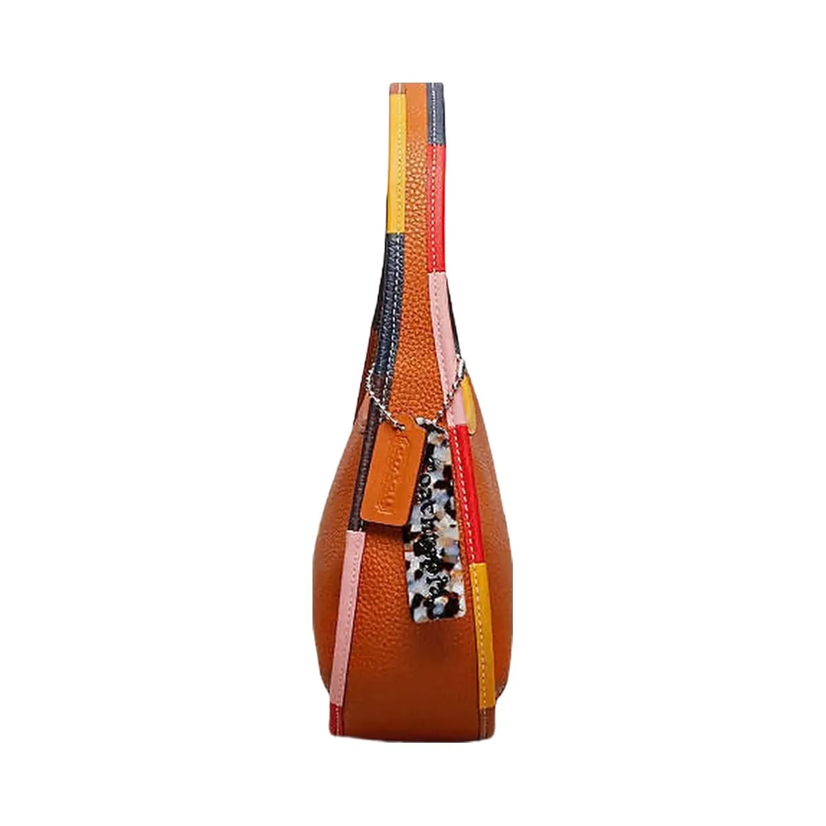 Coach Ergo Bag In Coachtopia Leather With Colorful Binding Burnished Amber Multicolor