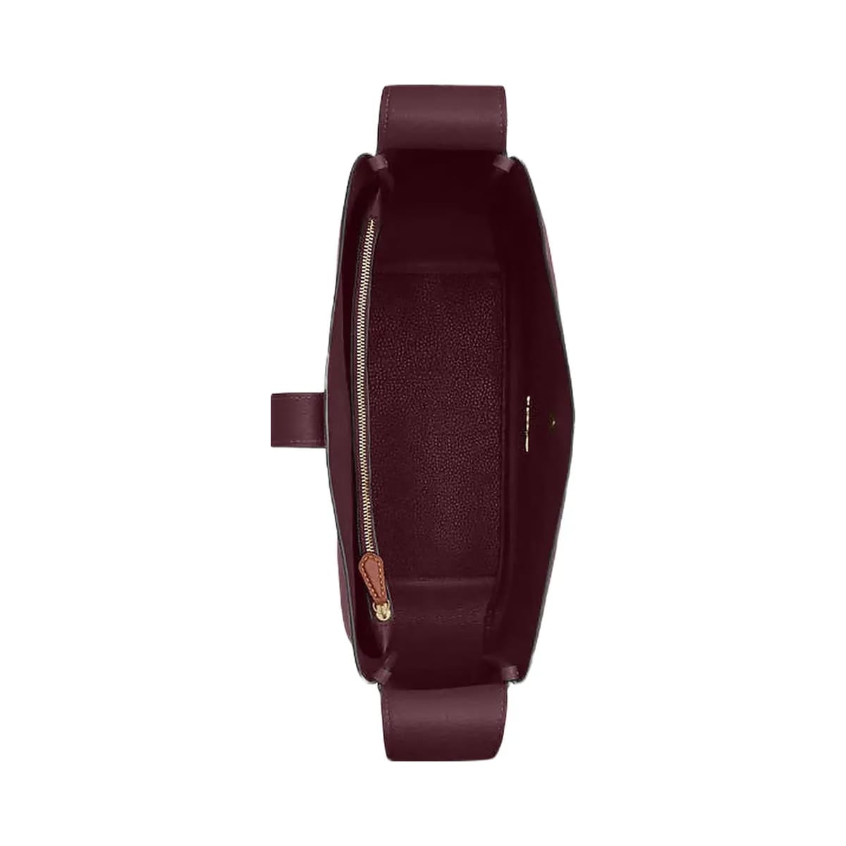 Coach Hadley Large Shoulder Bag Pebbled Leather-Im-Dark Wine