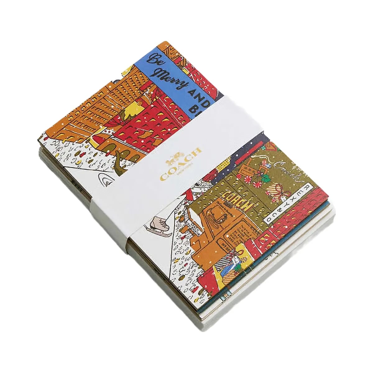 Coach Holiday Card Set Multi