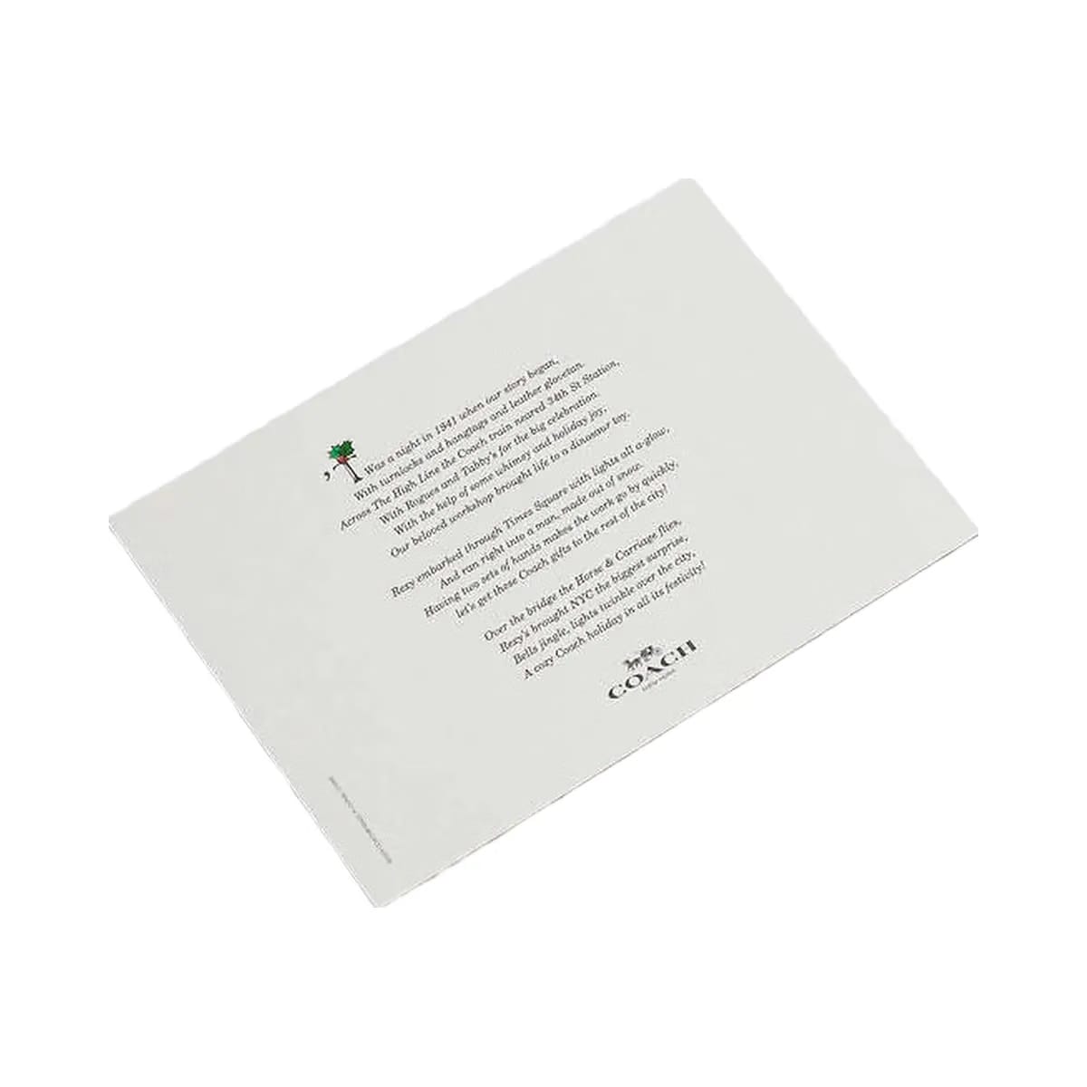 Coach Holiday Card Set Multi