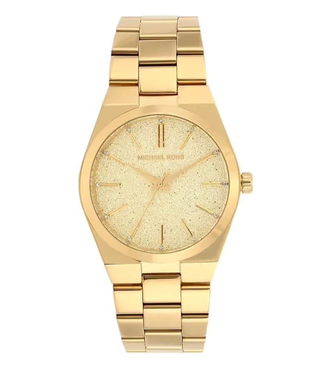 Michael Kors Channing Gold Dial Watch for Women