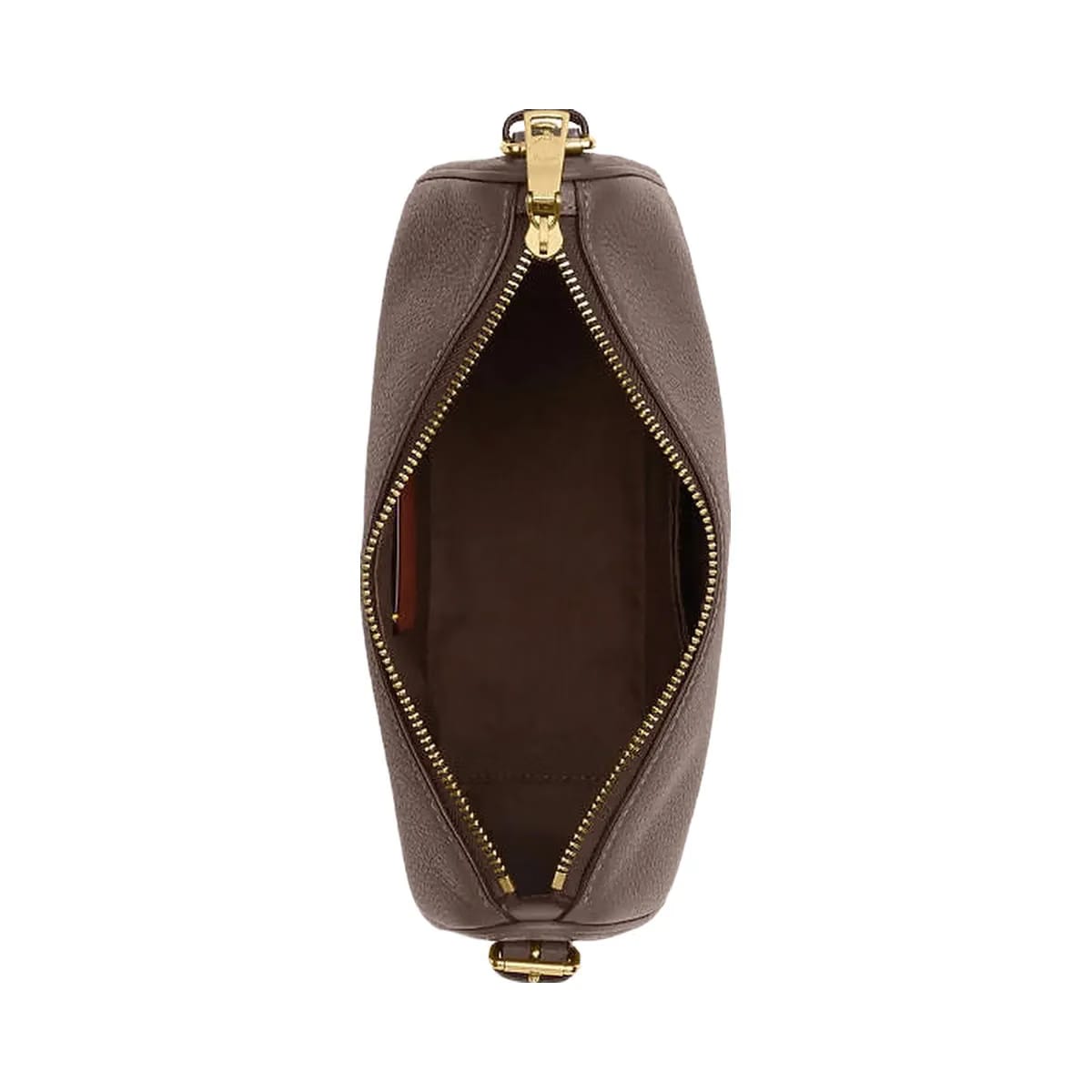 Coach Kailey Shoulder Bag Pebbled Leather-Gold-Dark Stone